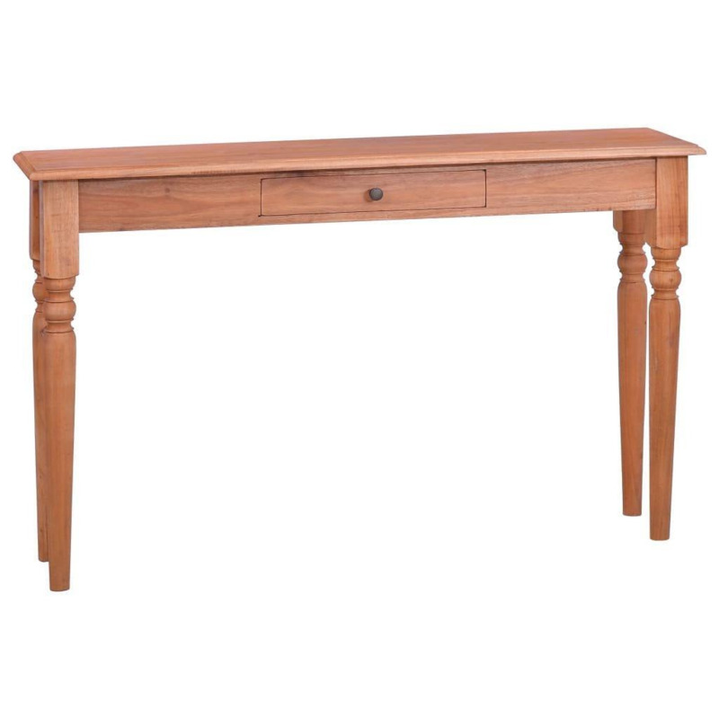Console Table 120 cm Solid Mahogany Wood by Debenhams | ufurnish.com