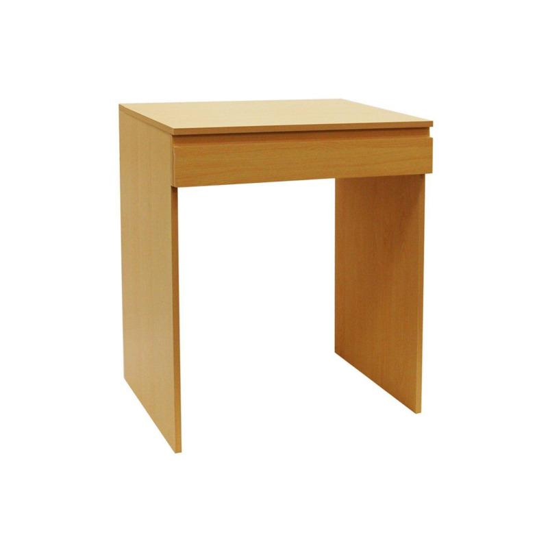 'Tisch' Flip Top Office Desk Workstation Dressing Table Beech by