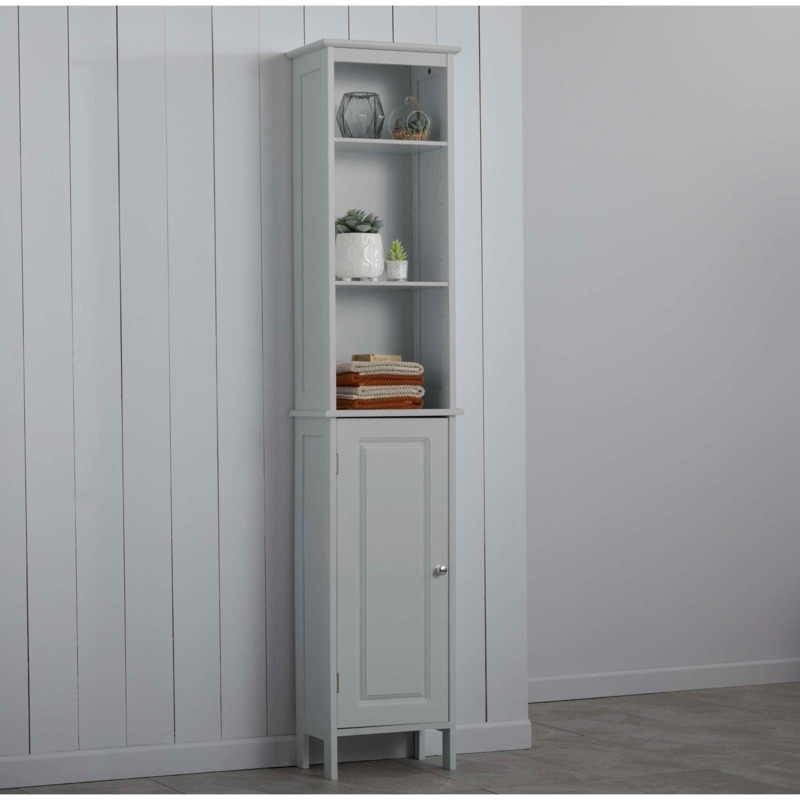 Classic Bathroom 6 Tier Tallboy Storage Cabinet by Debenhams | ufurnish.com
