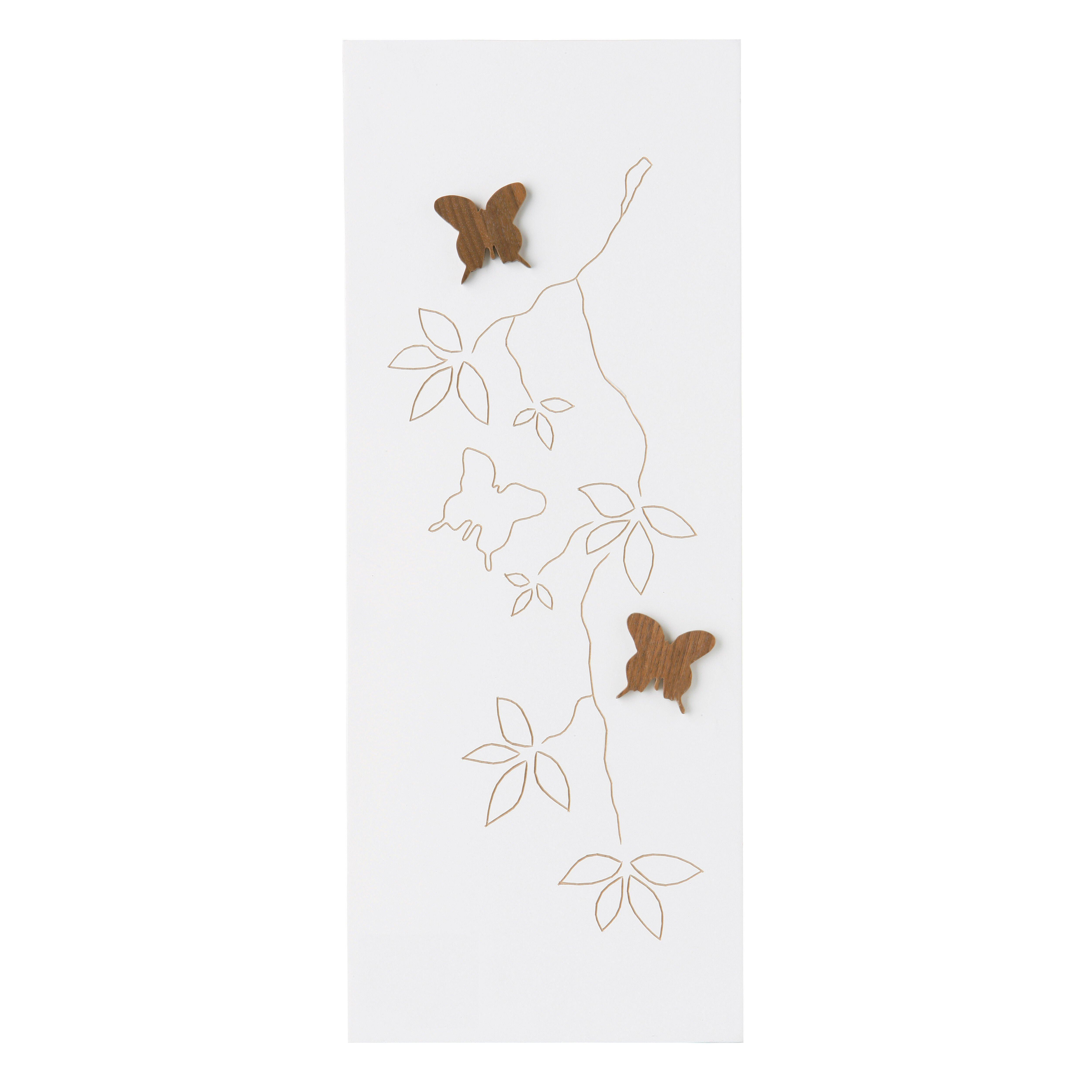 White Carving Wall Art Home Wall Décor by Debenhams