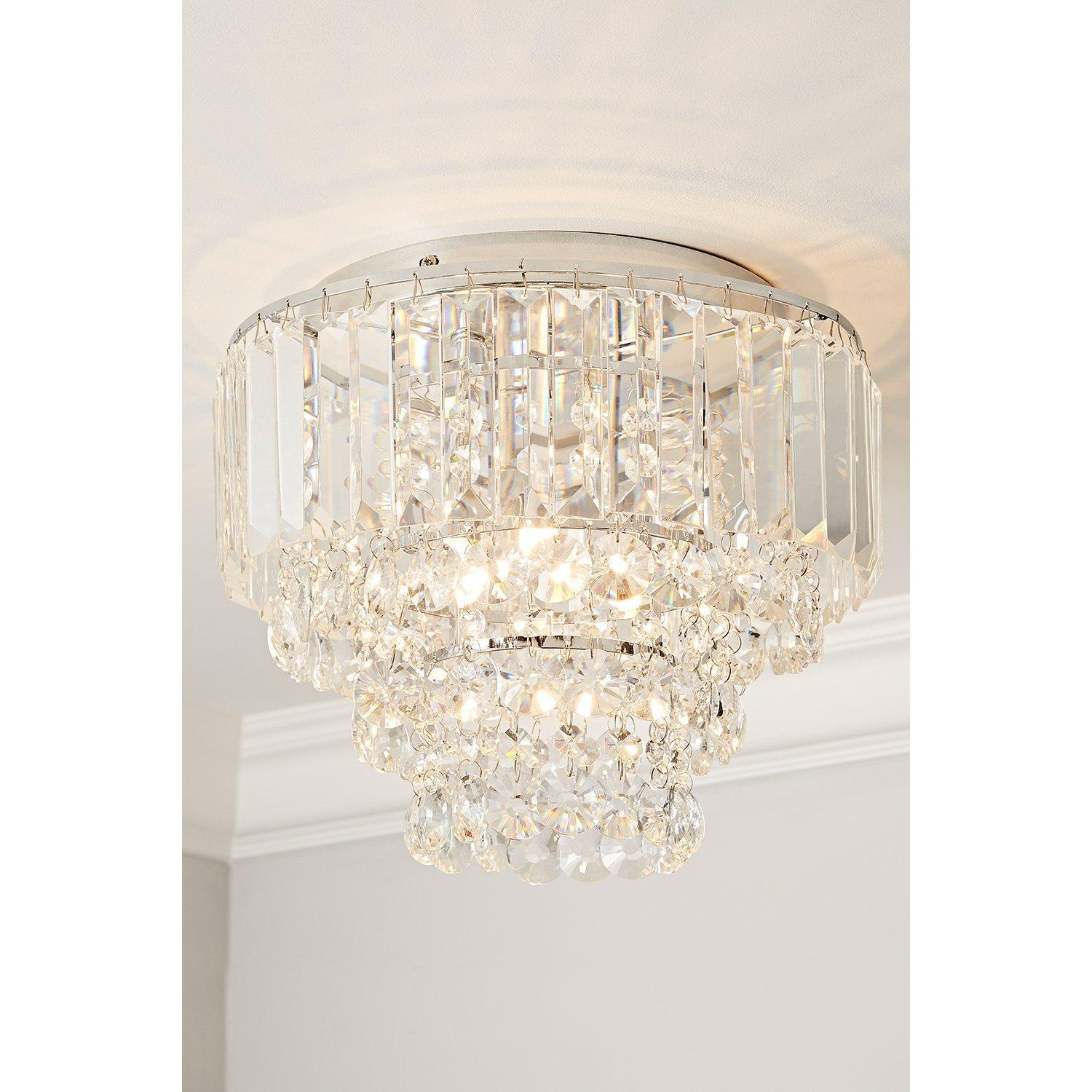 Paladina Small Flush Ceiling Light by Debenhams