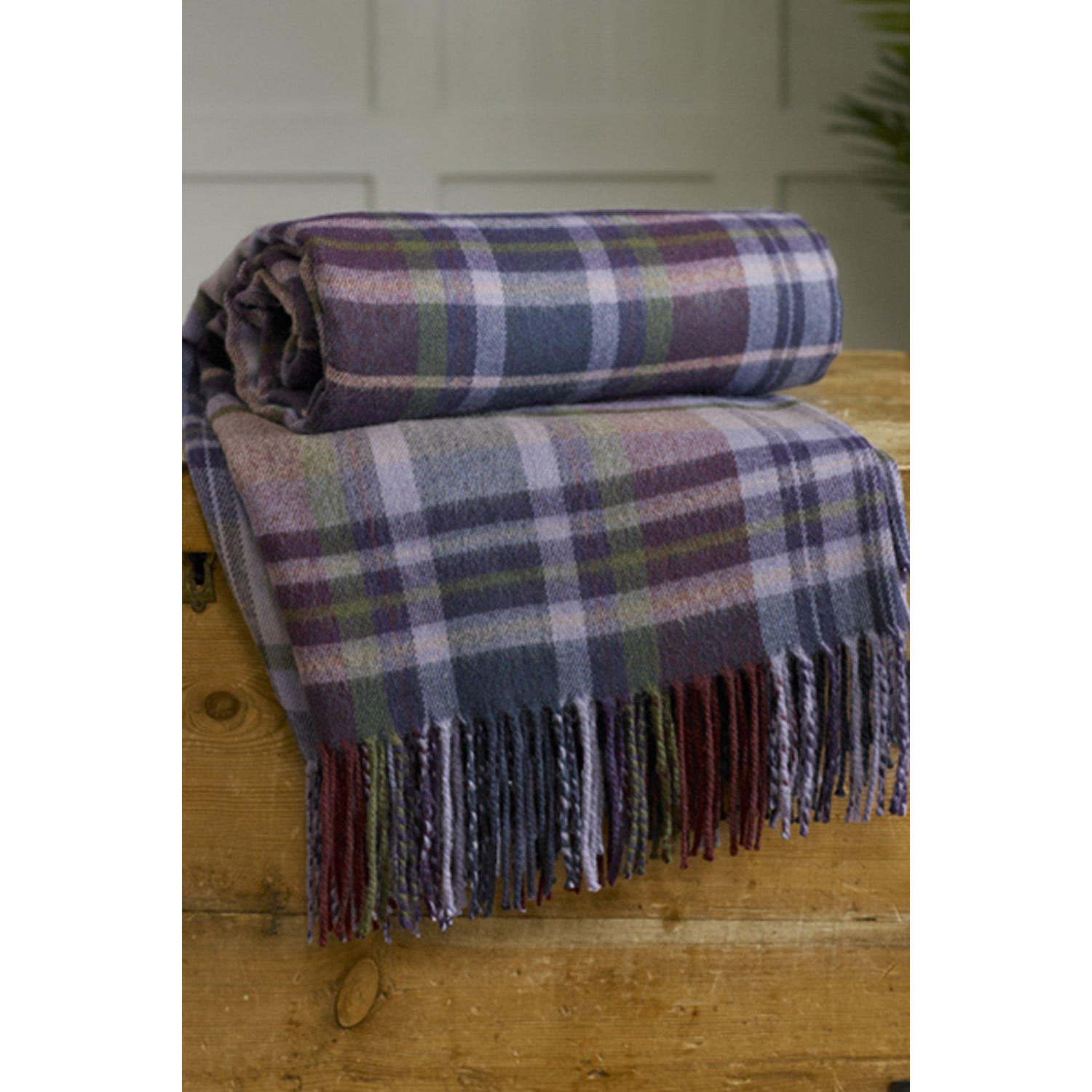 Ashewell Check Acrylic Throw 140 x 185cm by Debenhams