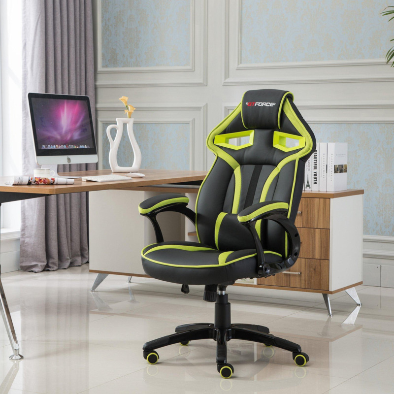 Roadster 1 Office, Adjustable Lumbar Support Faux Leather Gaming Chair