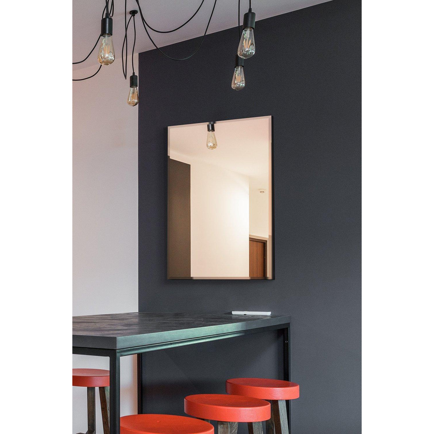 Single Bevelled Wall Mirror 90 x 60CM 3ft x 2ft by Debenhams