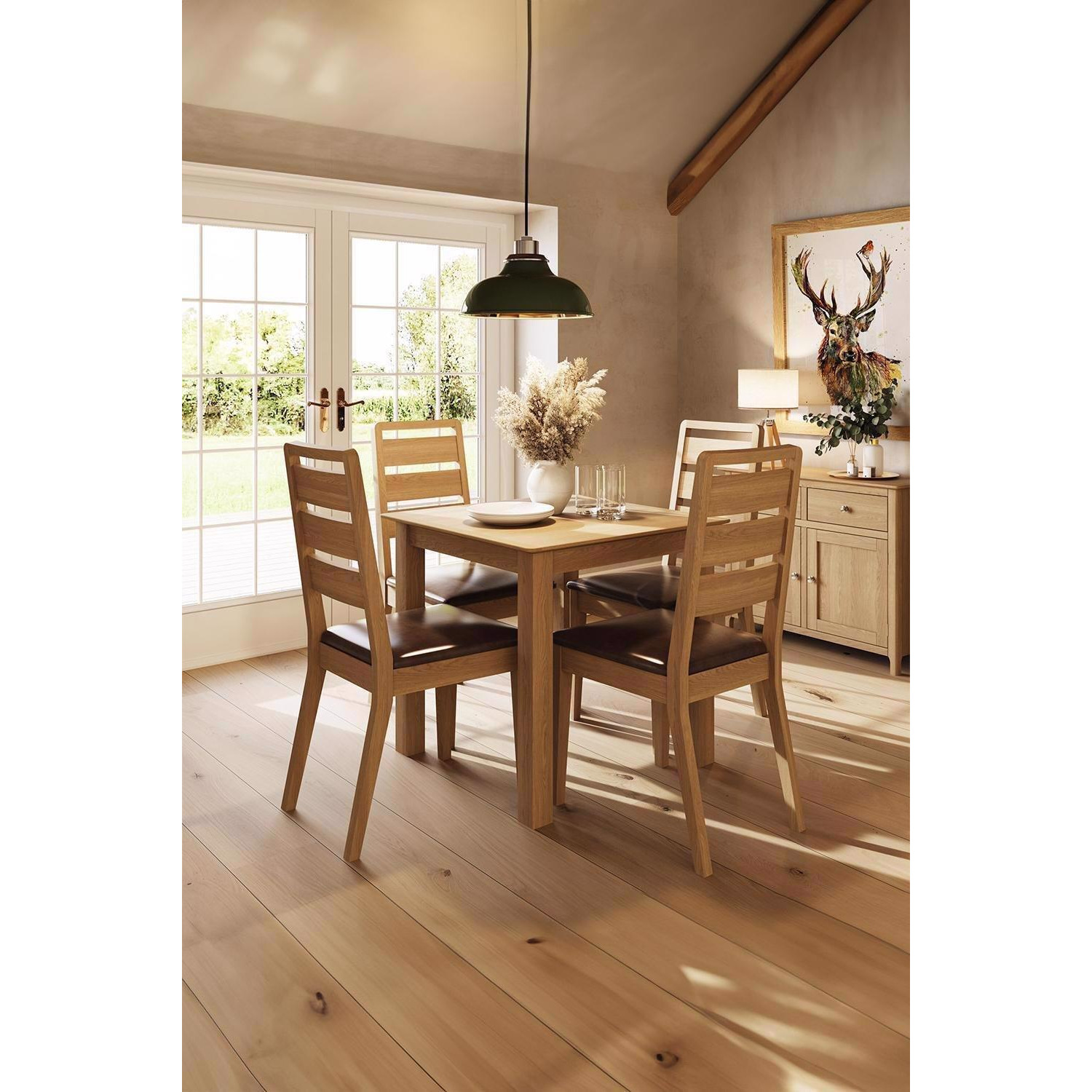 Titan 1.8m Round Table With Monaco Chair Outdoor Dining Set