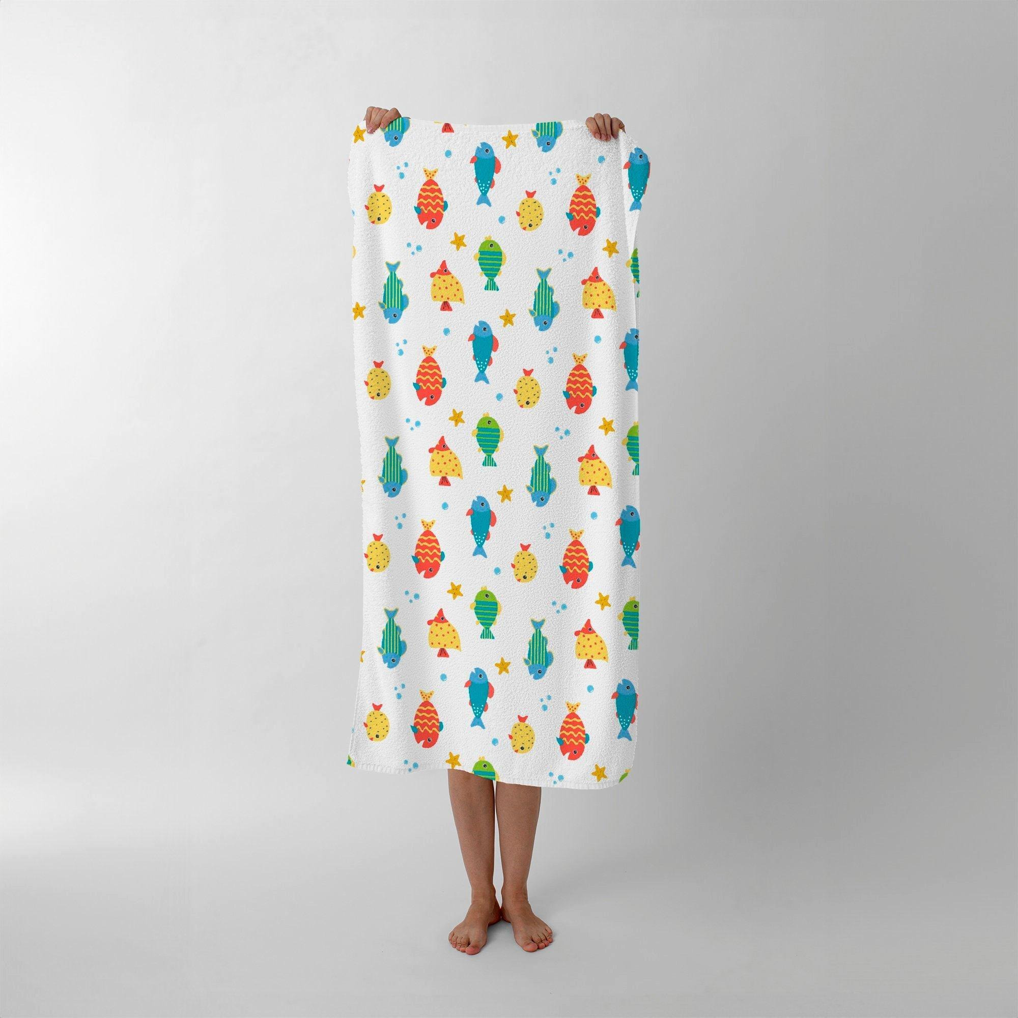 Swimming Fish Beach Towel by Debenhams