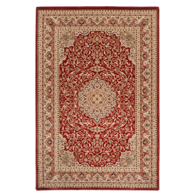 Gold and Red Traditional Cosy Fireside Rug by Debenhams | ufurnish.com