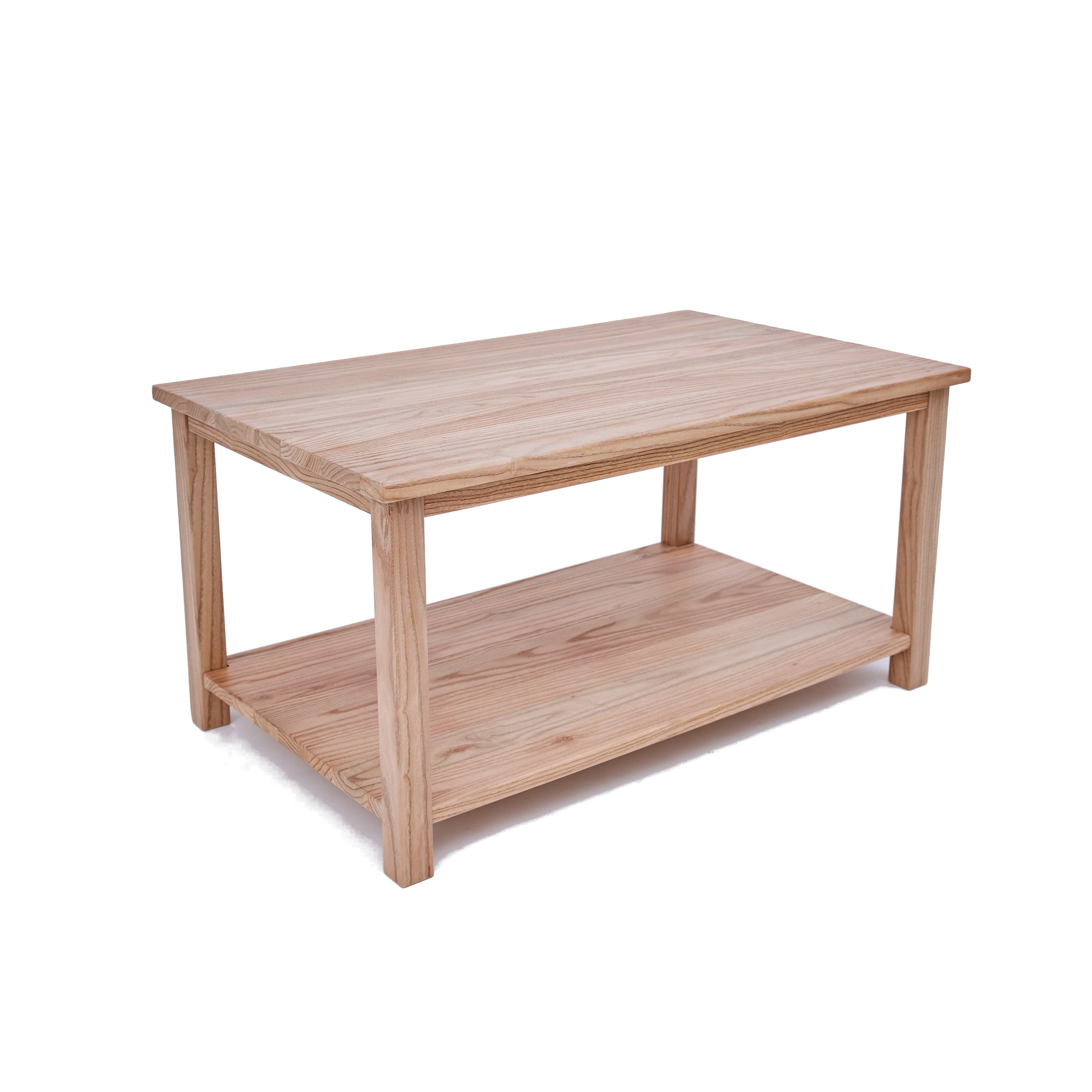 Portofino Solid wood Coffee Table with Shelf by Debenhams | ufurnish.com