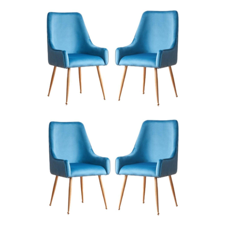 Soho' LUX Velvet Dining Chairs Set of 4 by Debenhams