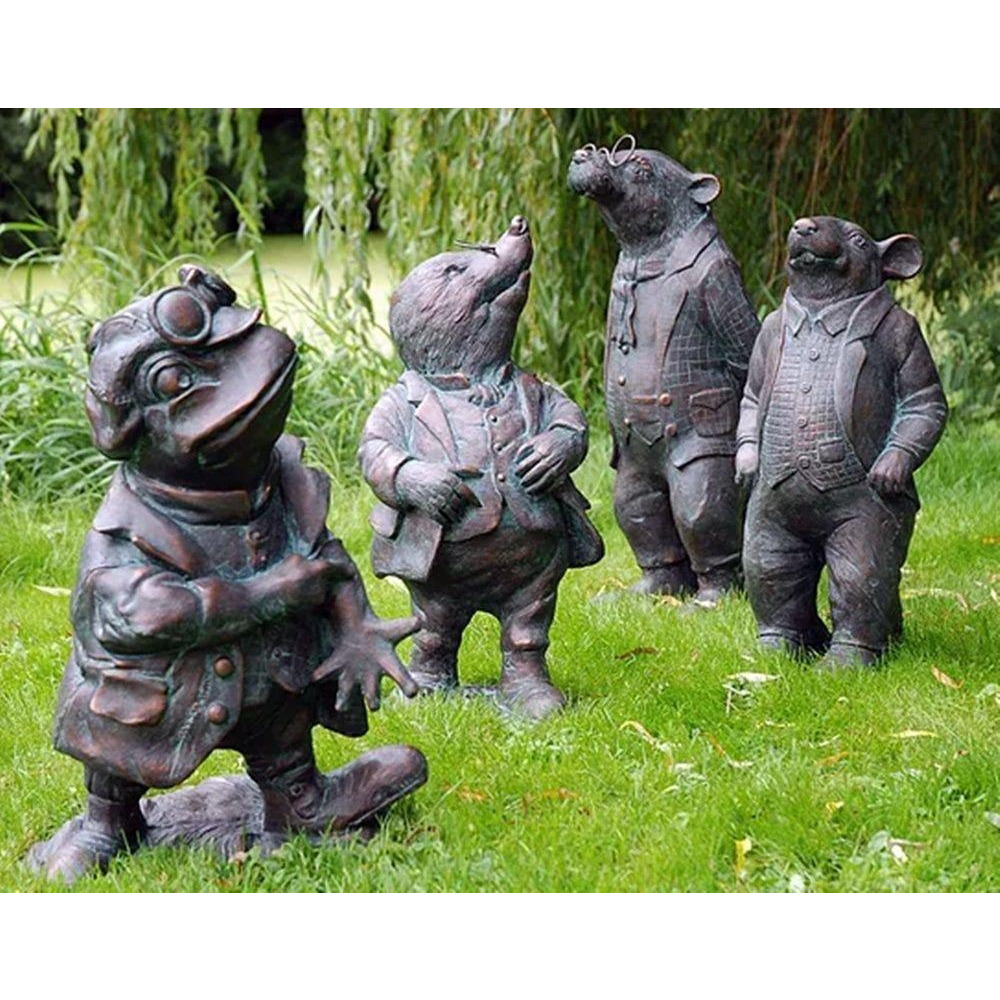Wind in the Willows Character Sculptures Garden Ornaments by Debenhams