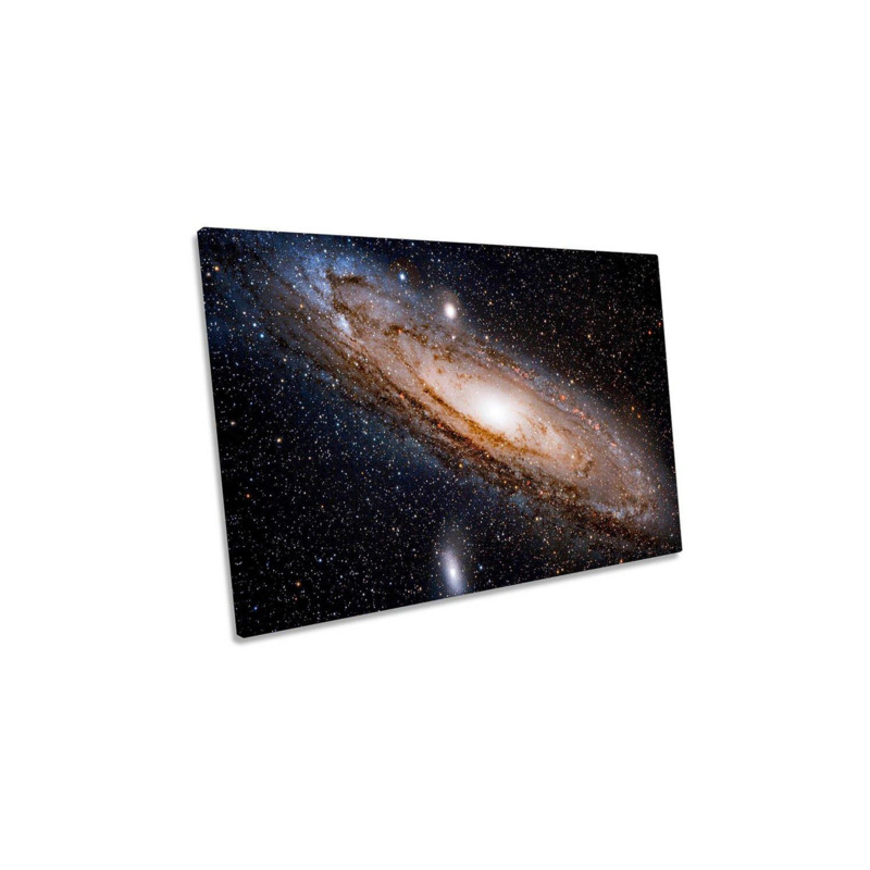 Andromeda Galaxy Nebula Outer Space Canvas Wall Art Picture Print by