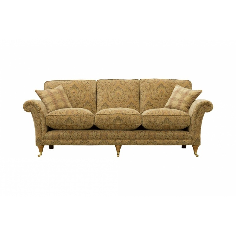Parker Knoll Burghley Sofa Large 2 Seater Grade C Fabric, Leather