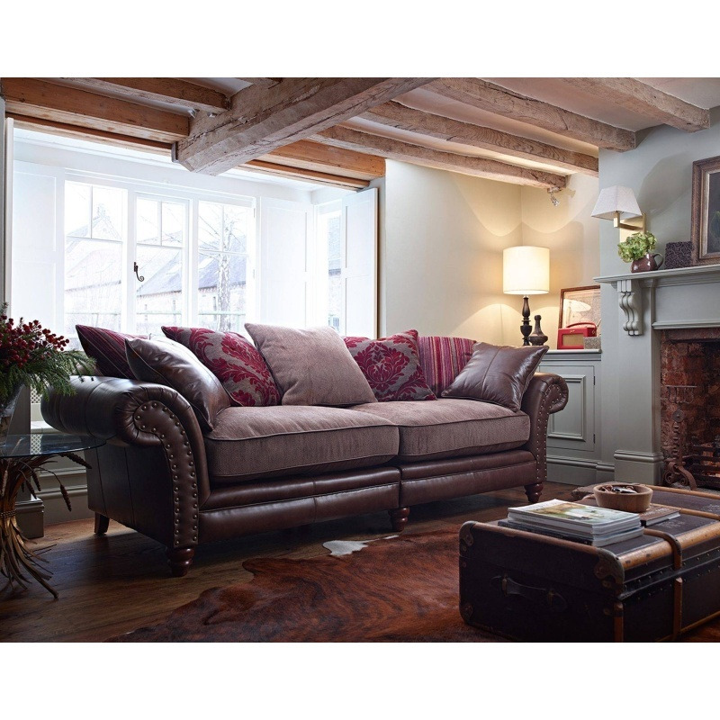 Alexander & James Alexander and James Hudson Pillow Back 4 Seater Sofa