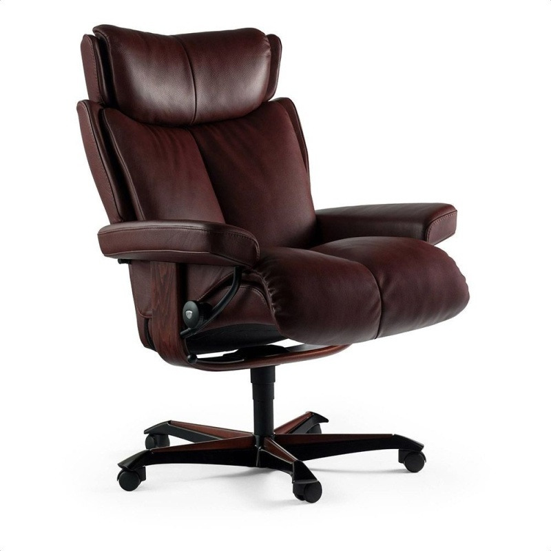 Stressless Magic Office Chair Fabric, Leather by Downtown