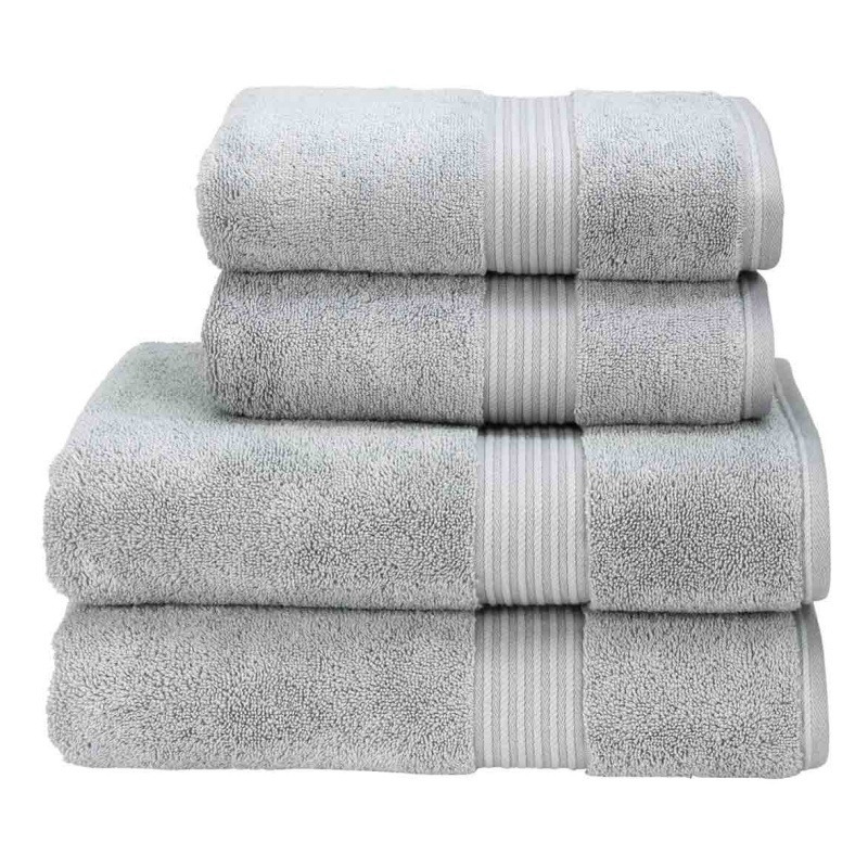 Christy Supreme Bathroom Towels Silver Bath Sheet by Downtown