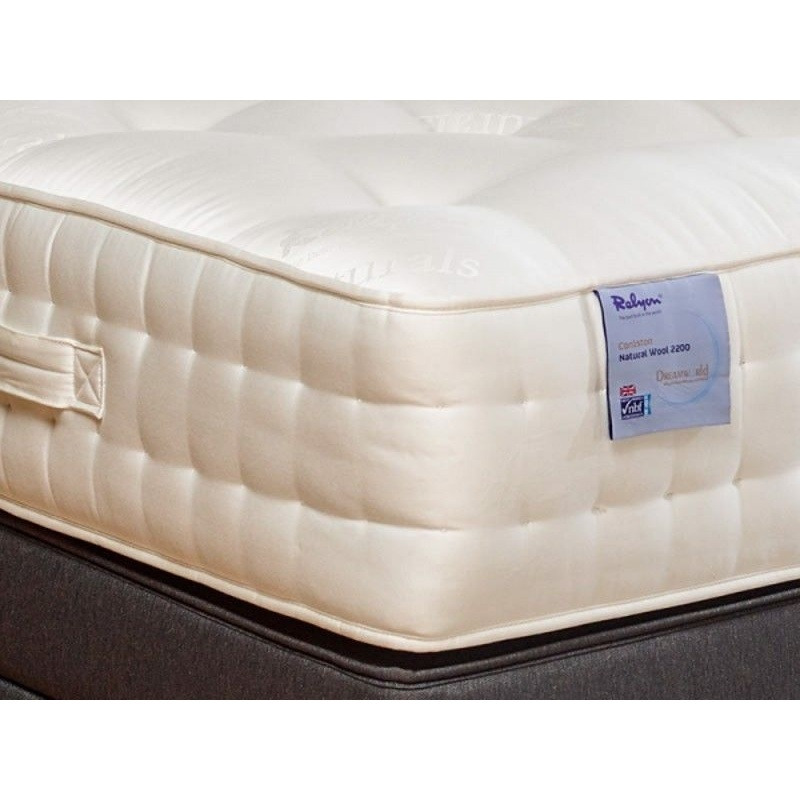 Relyon Dreamworld Coniston Natural Wool 2200 Mattress King by