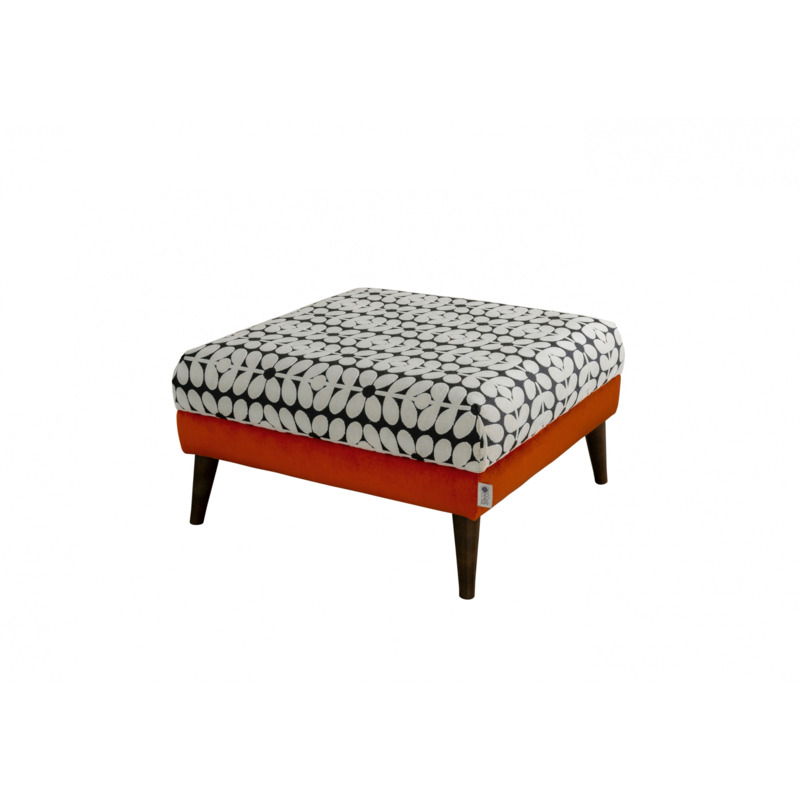Orla Kiely Flynn Footstool by Downtown