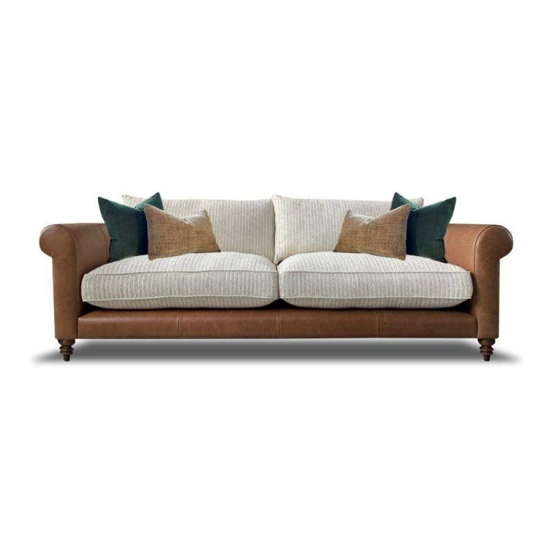 Alexander & James Alexander and James Ralphie 2 Seater Sofa Aurora/Cal/Jin, Leather by