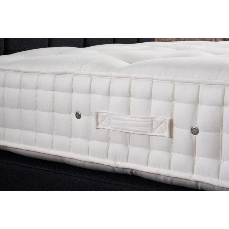 Hypnos Natural Wool Superior Mattress Super King Zip and Link, Cotton