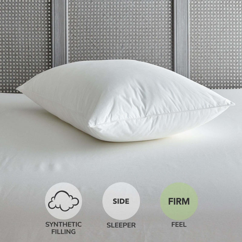 Feels Like Memory Foam FirmSupport Pillow White by Dunelm