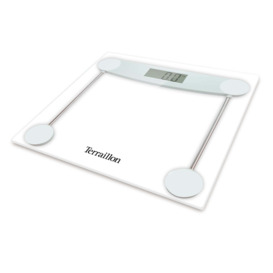 Terraillon TX5000 Clear Glass Electronic Bathroom Scales Clear
