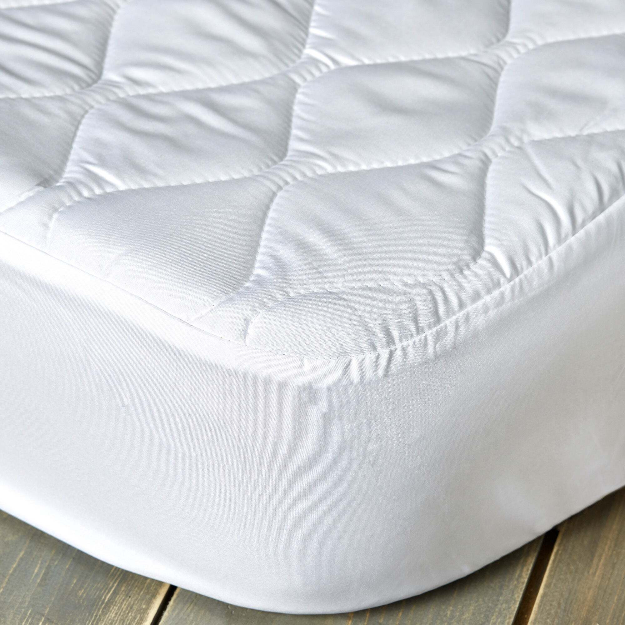 Fogarty Anti Allergy Mattress Protector White by Dunelm