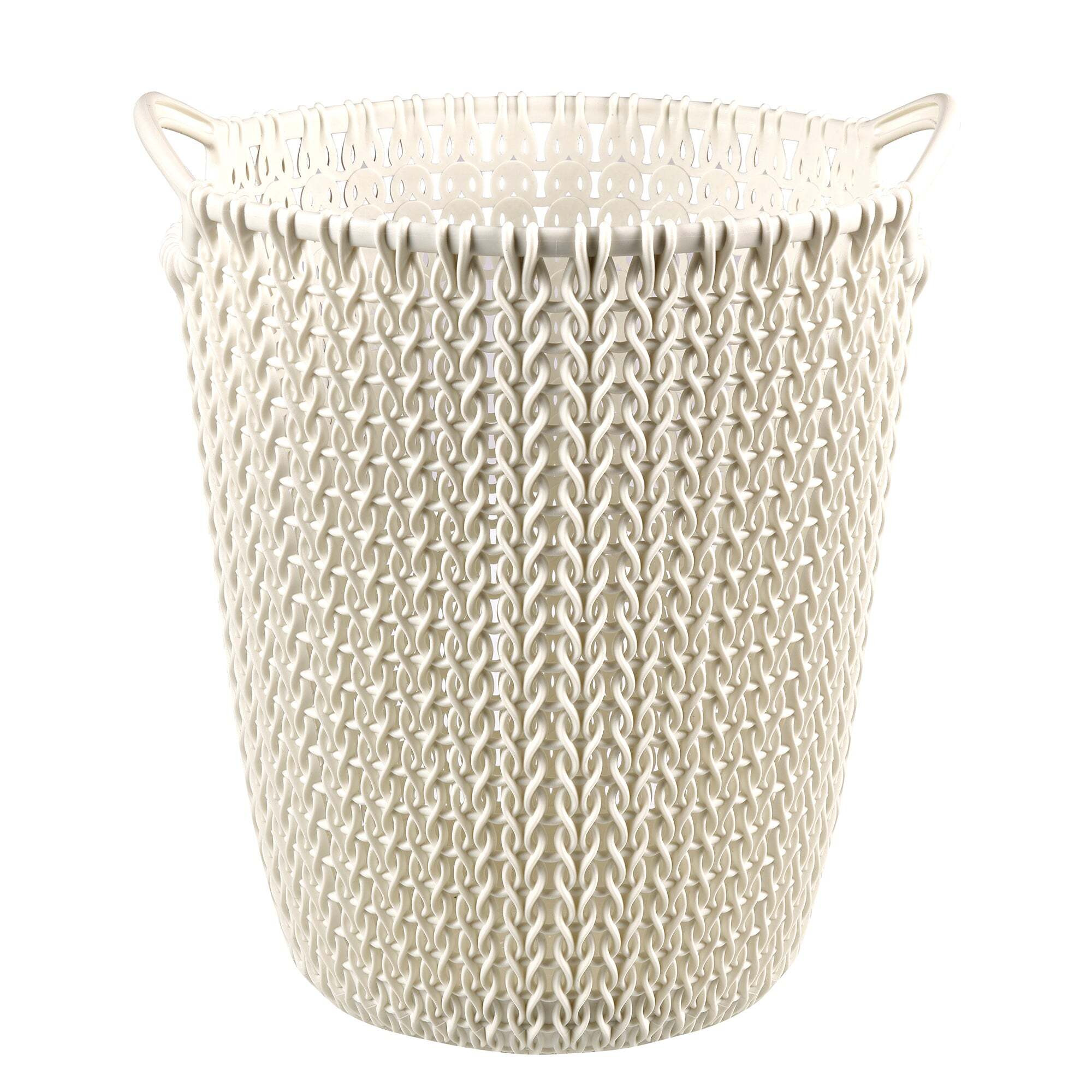 Curver White Waste Paper Basket White by Dunelm