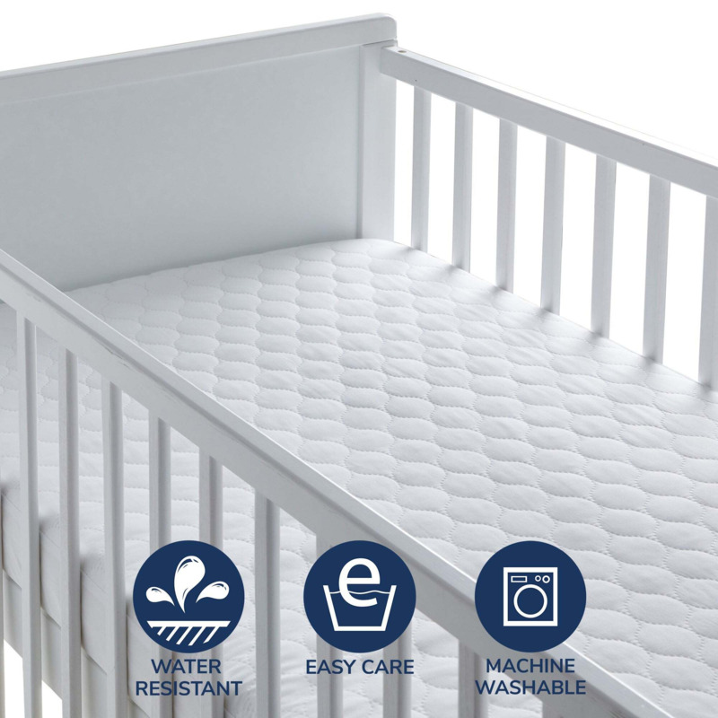 Fogarty Little Sleepers Teflon Mattress Protection White by Dunelm