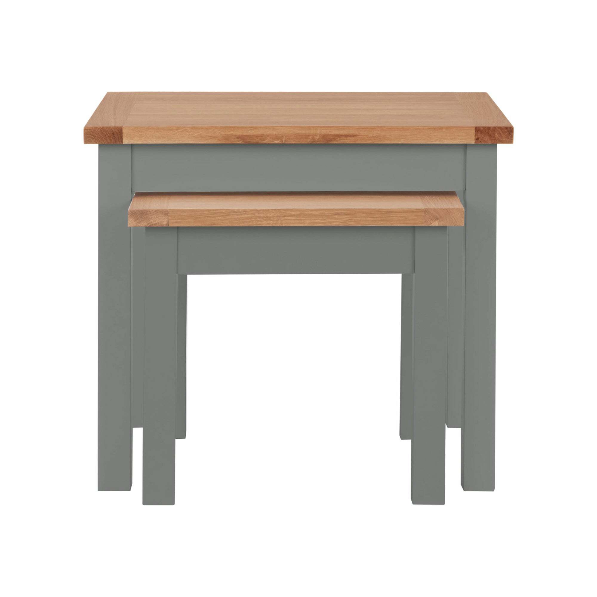 Bromley Slate Nest of Tables Slate (Grey) by Dunelm