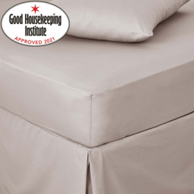 Non Iron Plain Fitted Sheet Natural