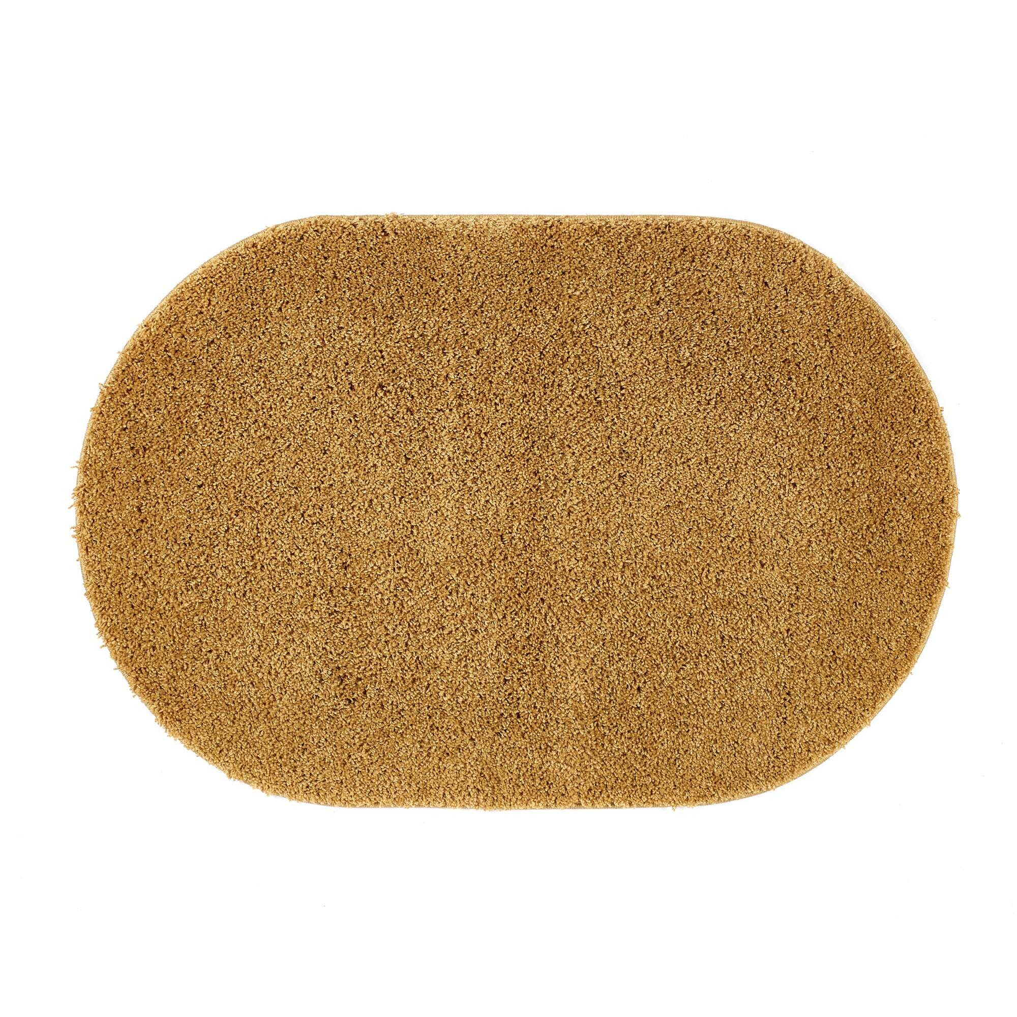 Marvel Shaggy Washable Lozenge Rug Yellow by Dunelm