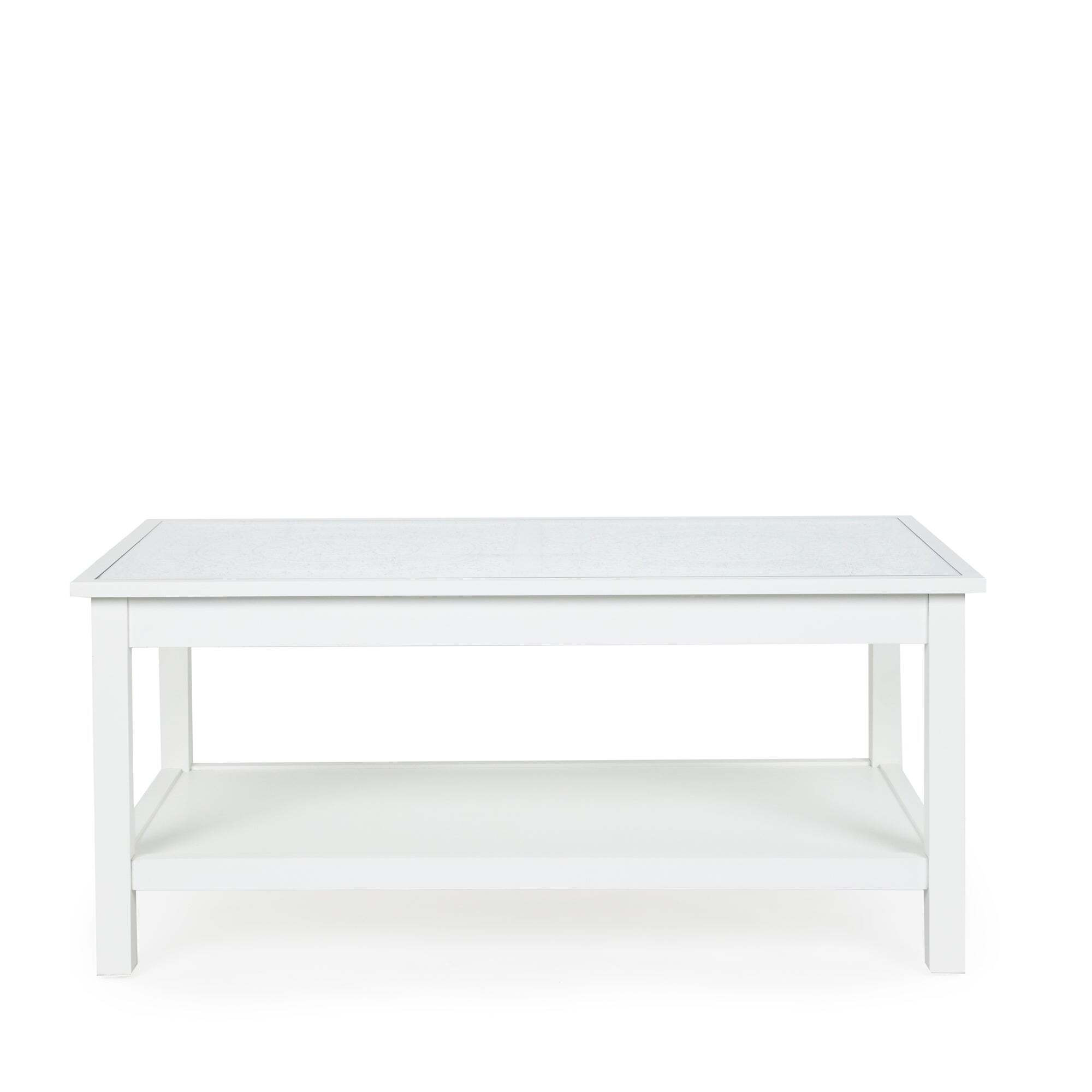 Samira Coffee Table White by Dunelm