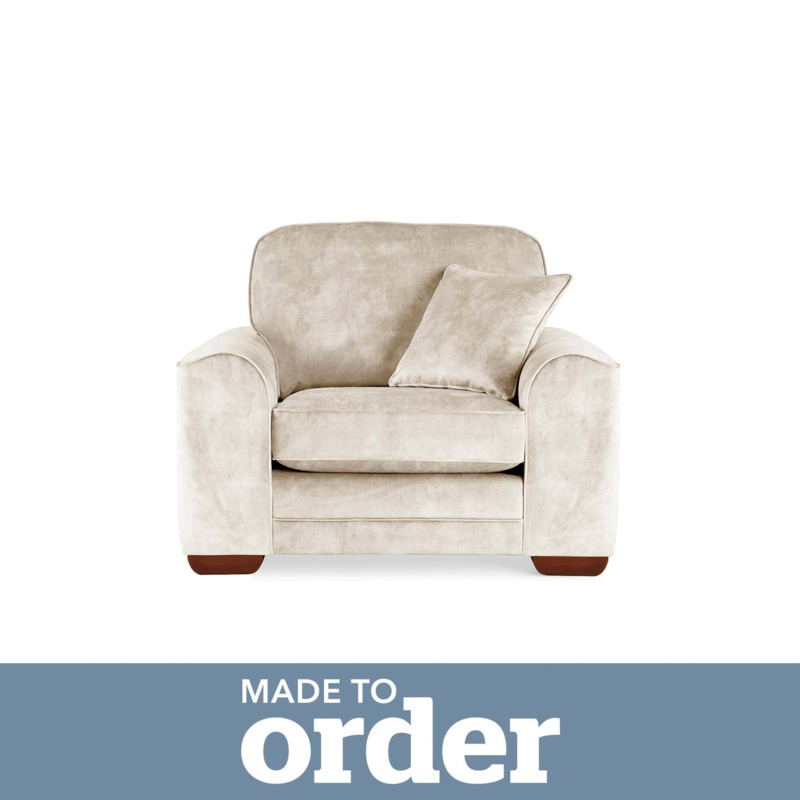 Morello Armchair Beige by Dunelm
