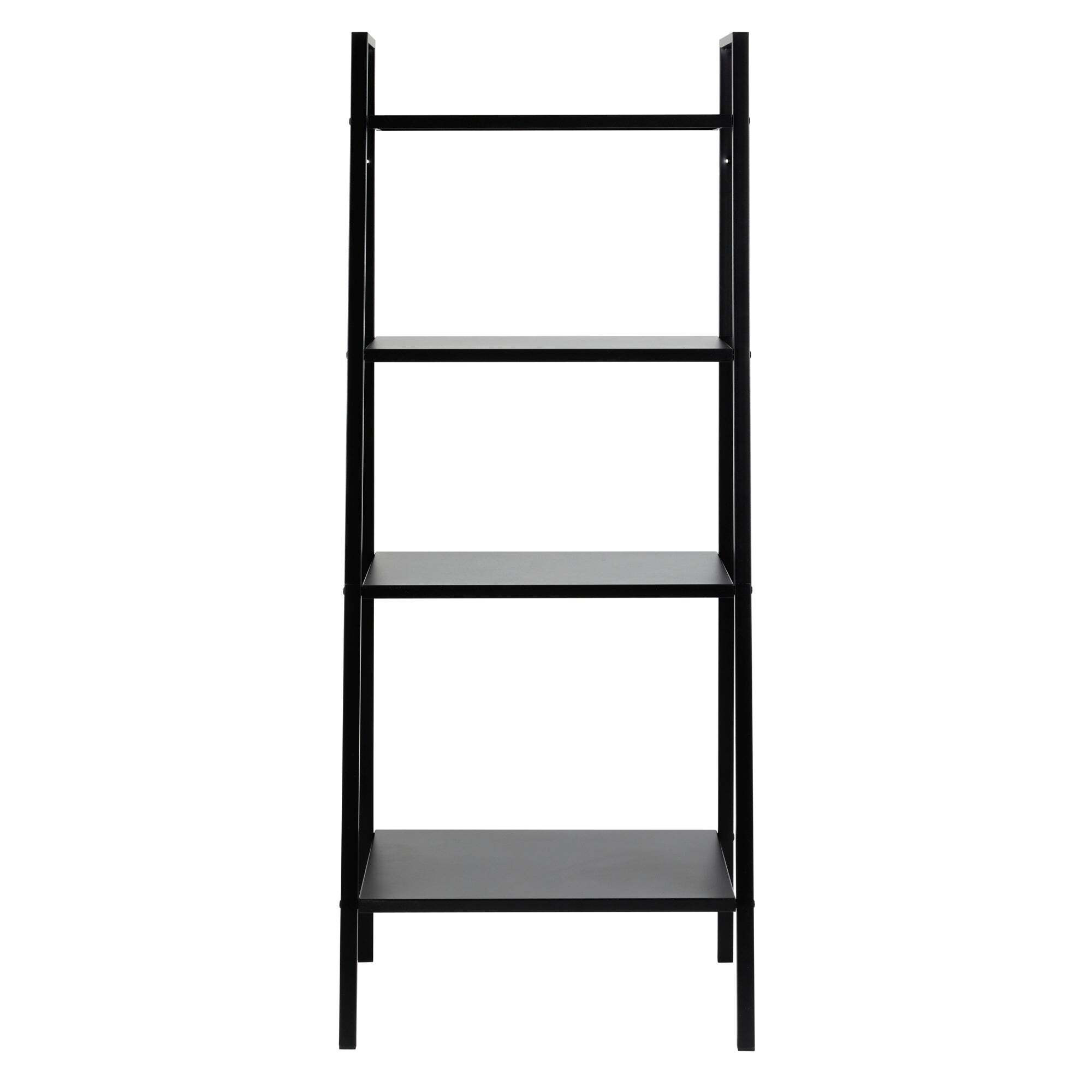 Ladder Shelving Unit Black by Dunelm