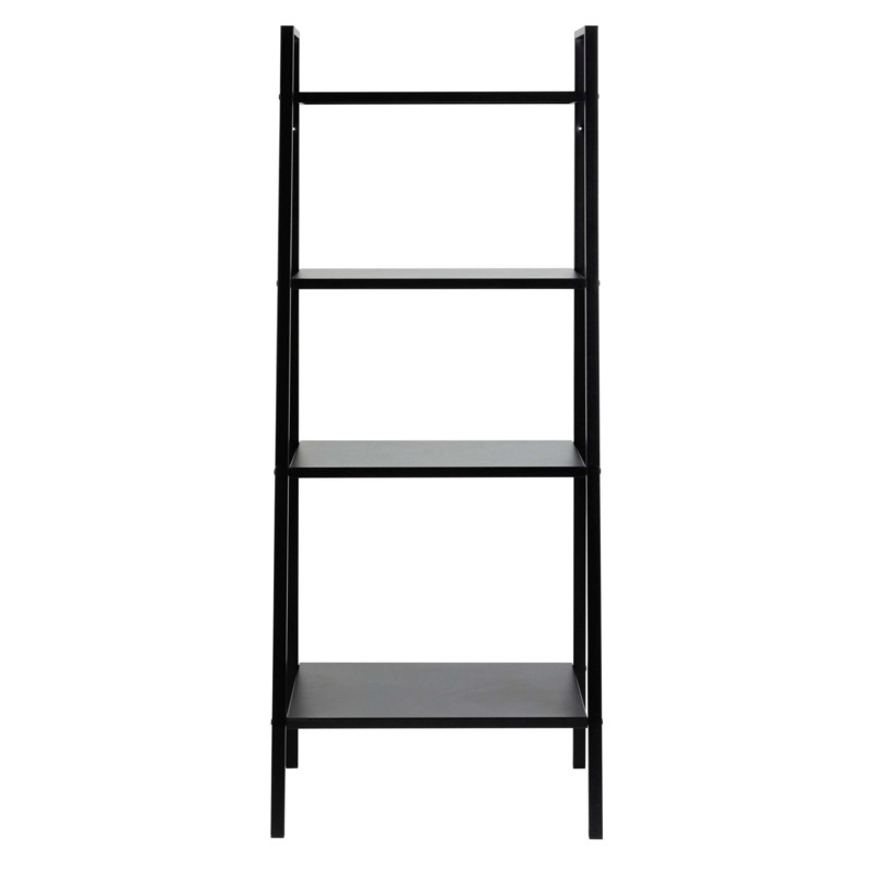 Ladder Shelving Unit Black by Dunelm