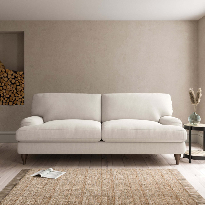 Darwin 4 Seater Sofa Beige by Dunelm