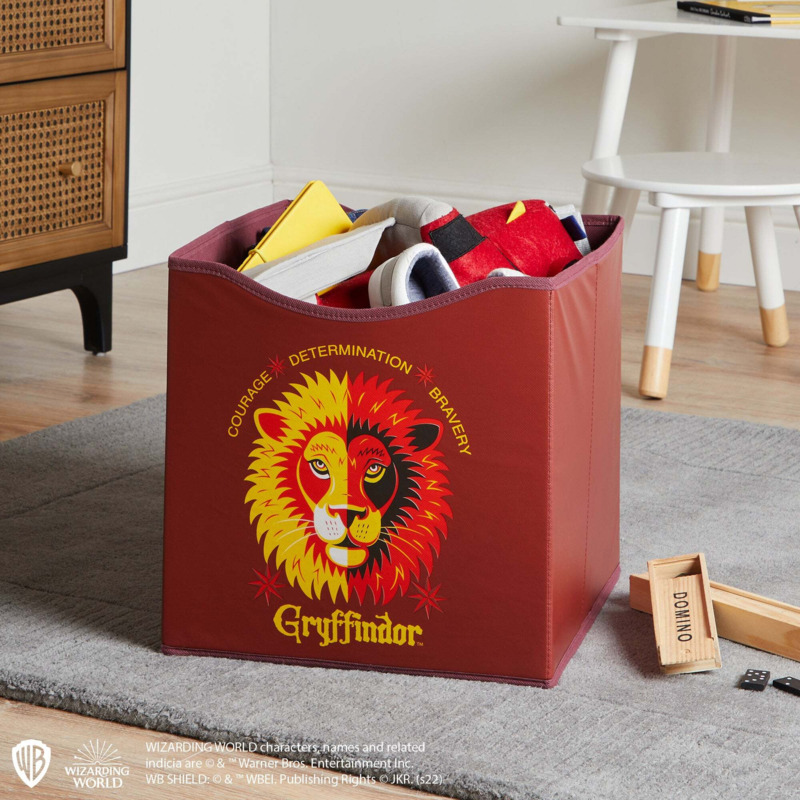 Harry Potter Gryffindor Storage Cube Red by Dunelm
