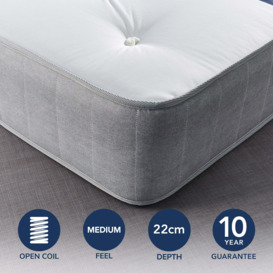 Fogarty Just Right Extra Comfort Open Coil Mattress White