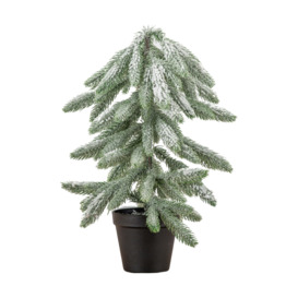 Frosted Pine Tree in Pot 45cm Natural