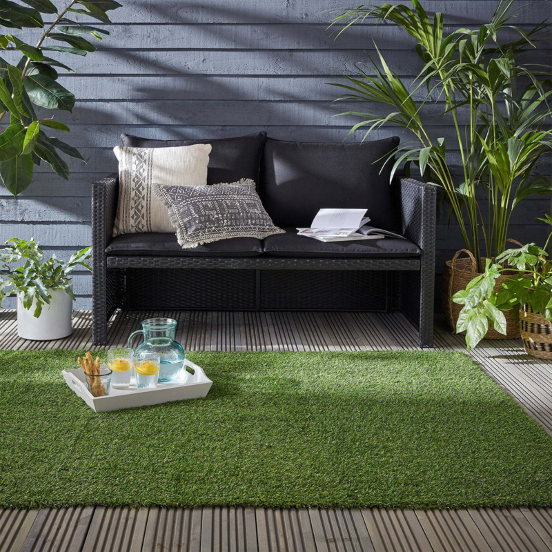 Artificial Grass Grass (Green) by Dunelm