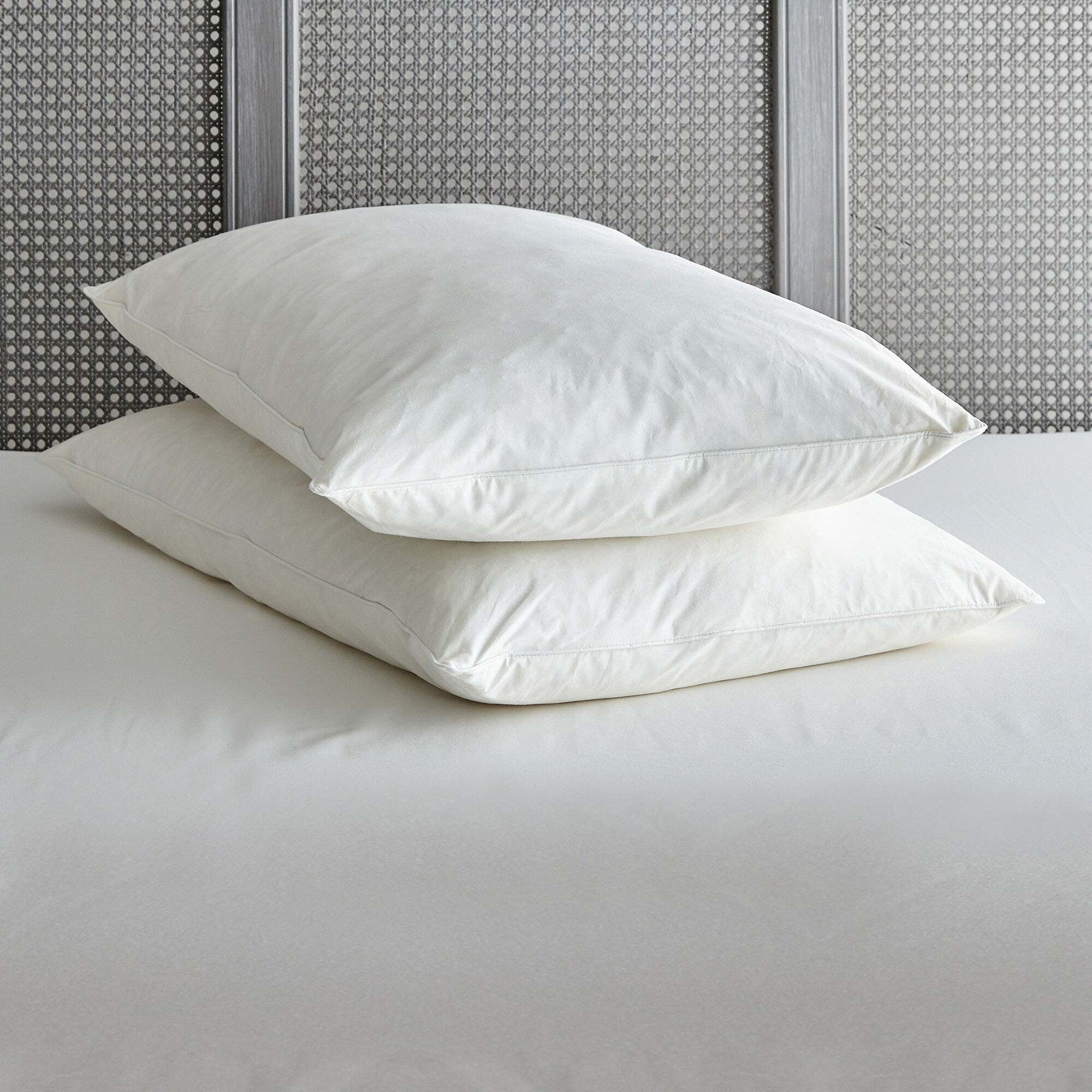 Duck Feather Pillow Pair White by Dunelm