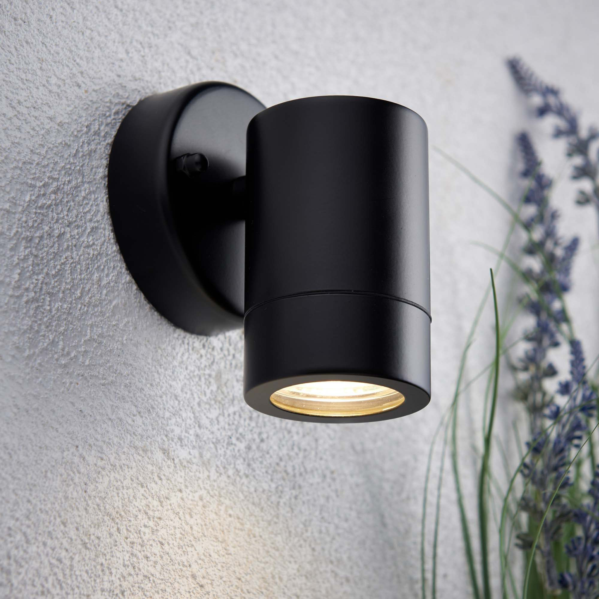 Vogue Lighting Alonzo Outdoor 1 Light Wall Light Black by Dunelm