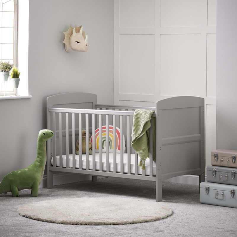 Obaby Grace Cot Bed, Pine Grey by Dunelm