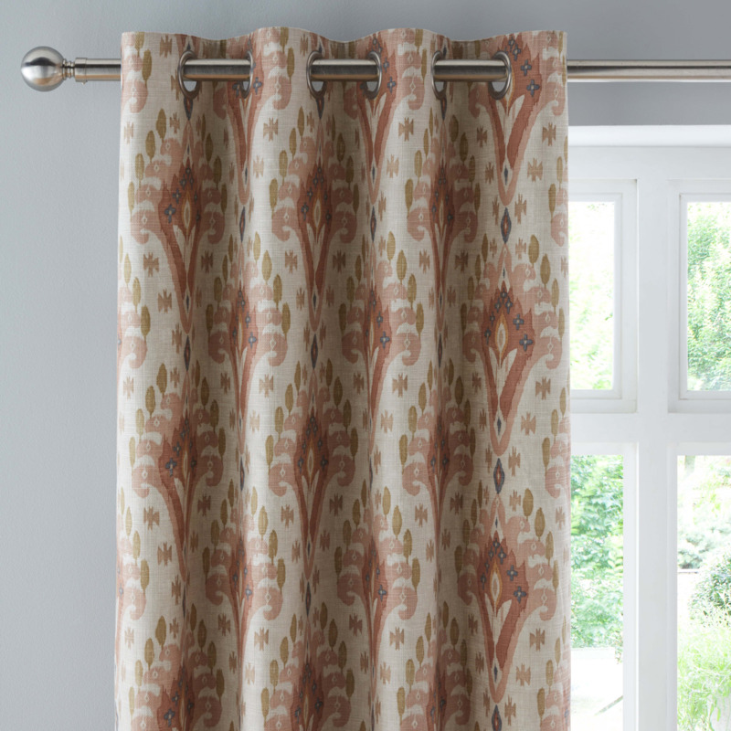 Jaipur Eyelet Curtains Natural Natural by Dunelm