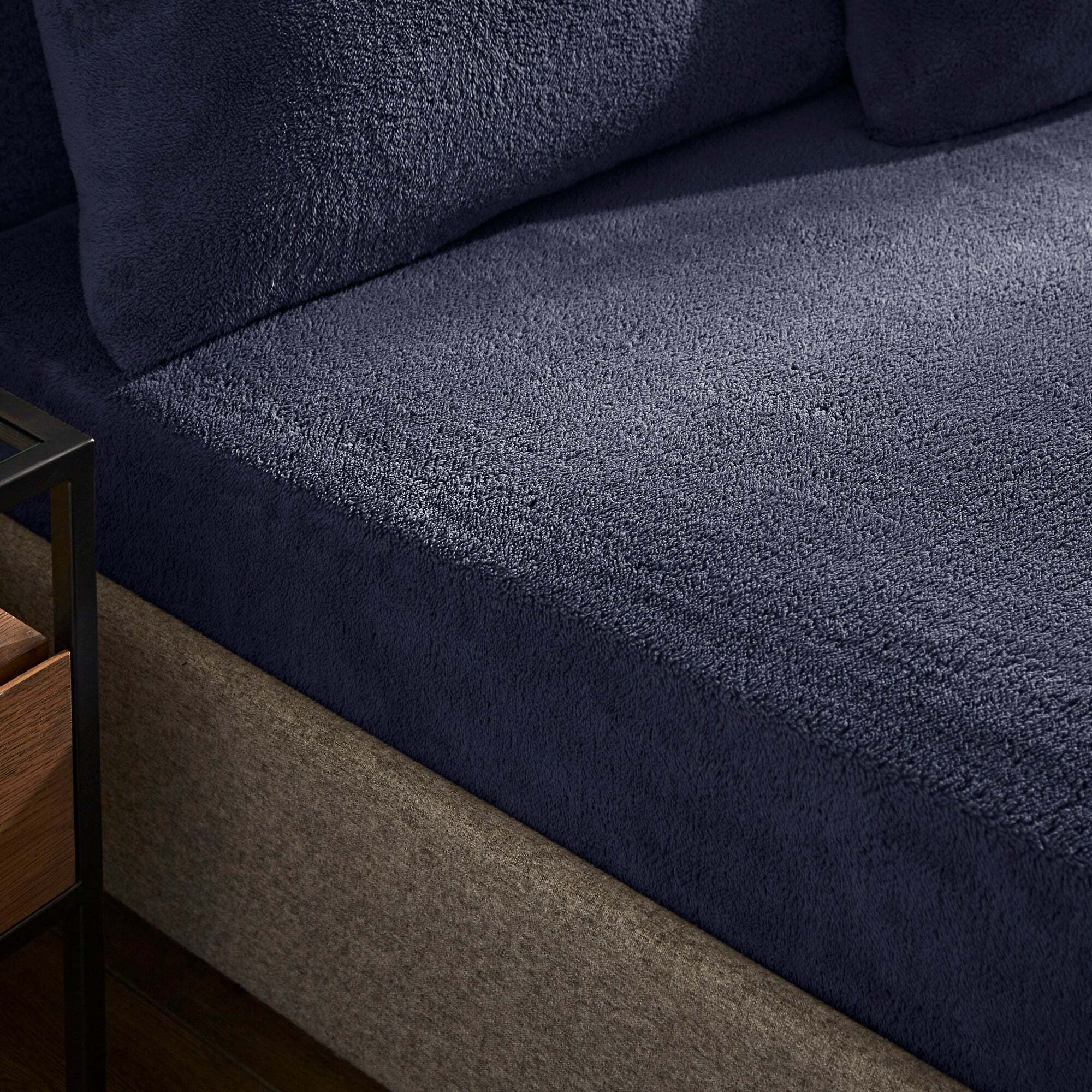 Teddy Bear Fitted Sheet Teddy Folkstone Blue by Dunelm