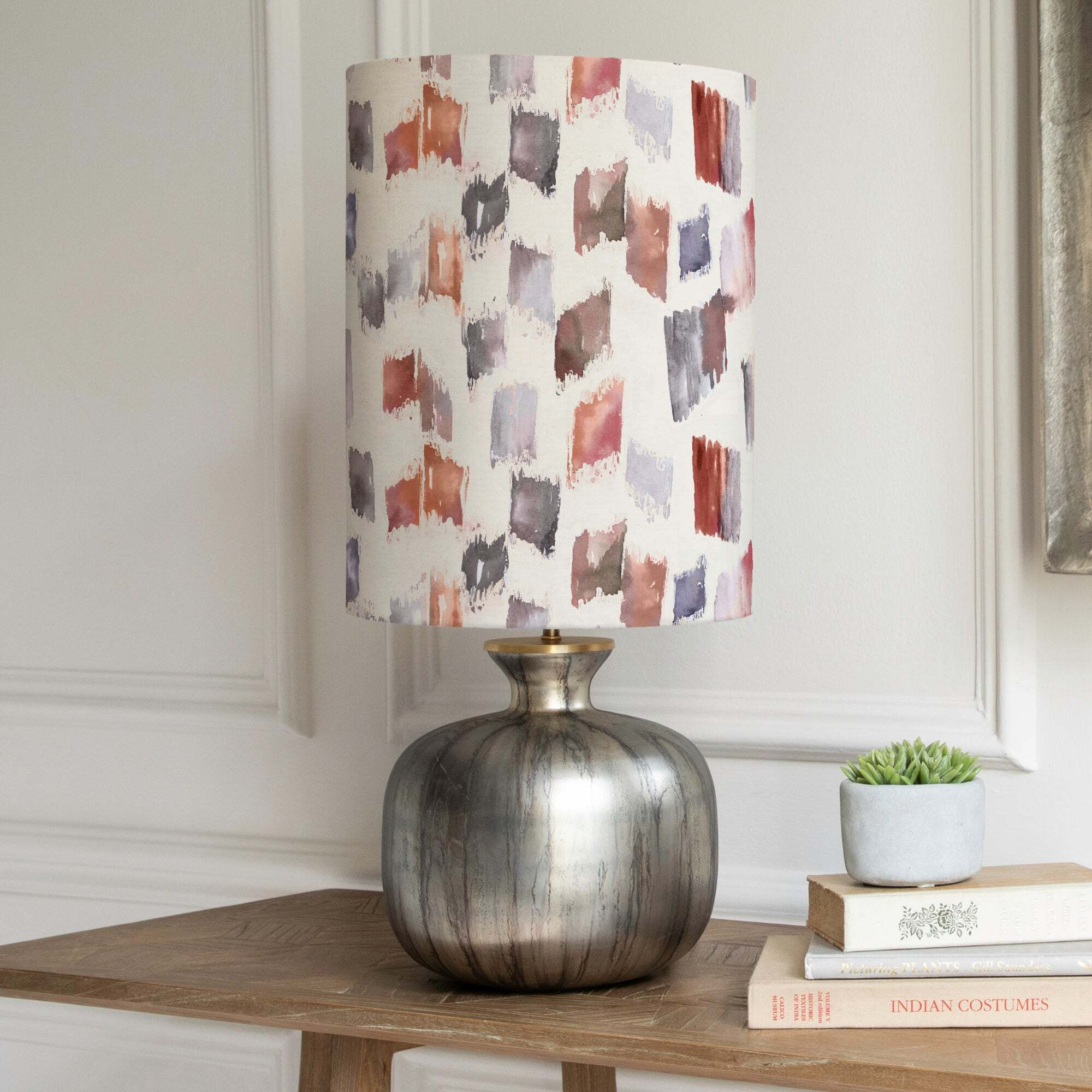 Elphaba Table Lamp with Arwen Shade Arwen Scarlet Red by Dunelm