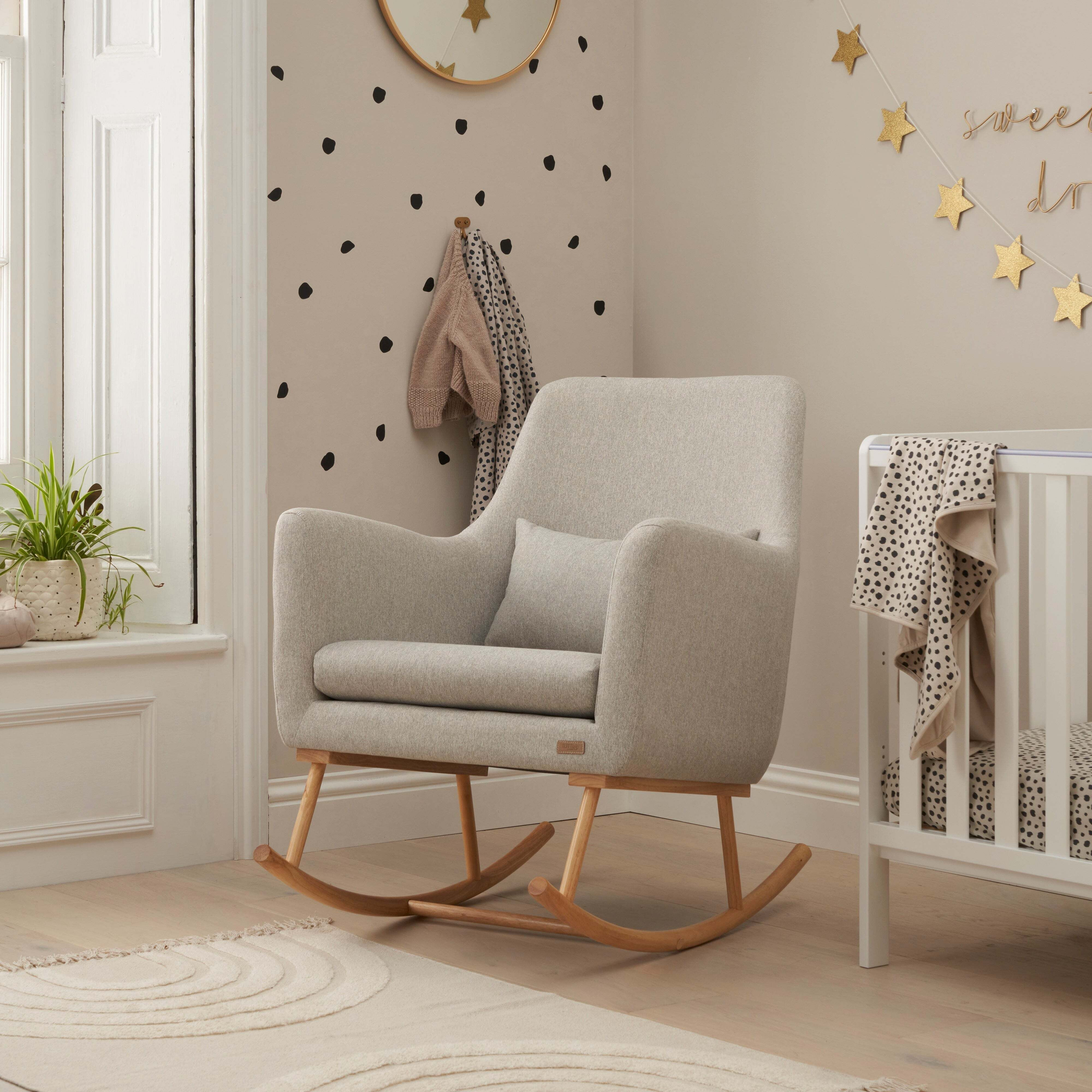 Tutti Bambini Oscar Rocking Chair Pebble by Dunelm