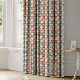 Otti Made to Measure Curtains Pink/Blue/White