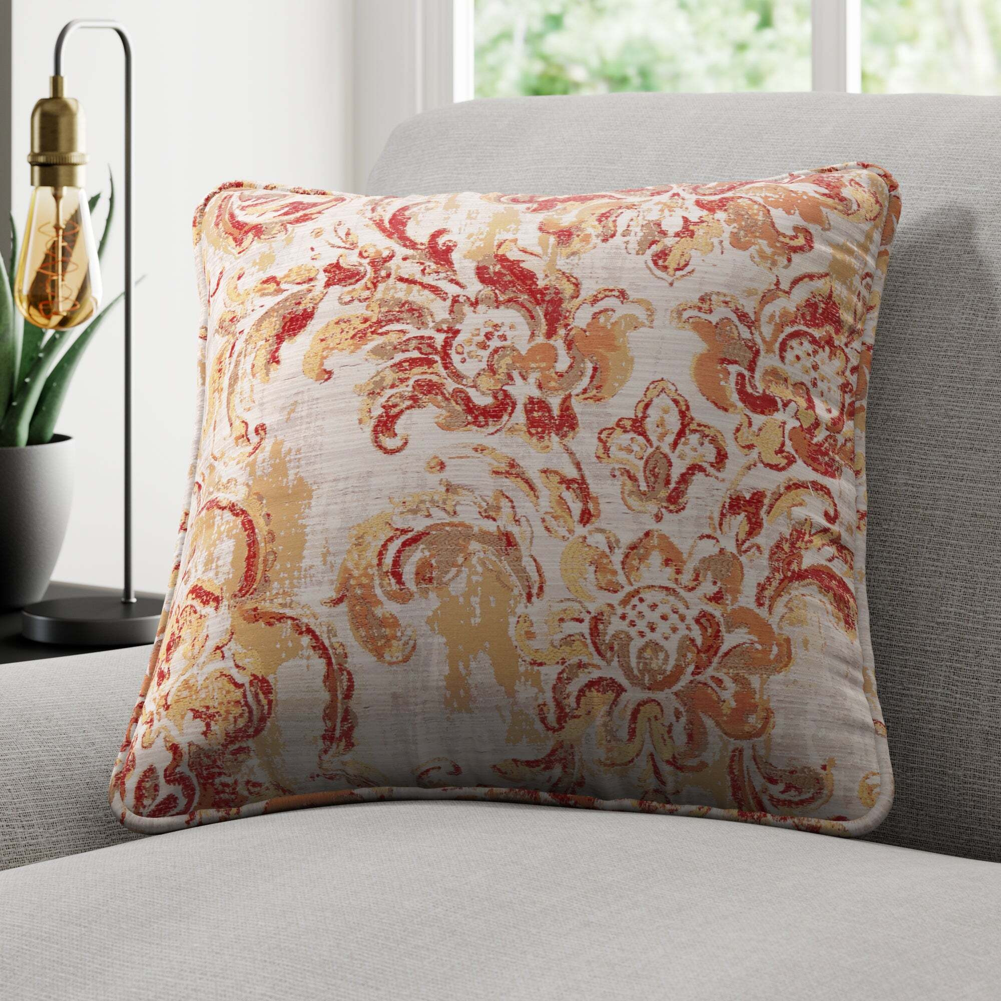 Paris Made to Order Cushion Cover Paris Red by Dunelm