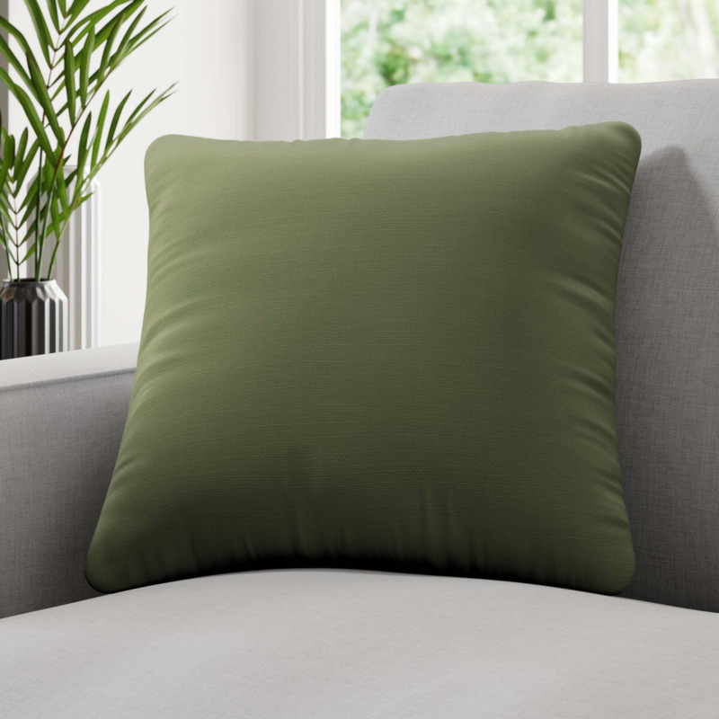 Capri Made to Order Cushion Cover Capri Olive by Dunelm